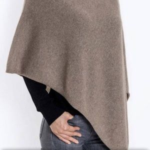Cashmere Pancho Shawl Scarf - New